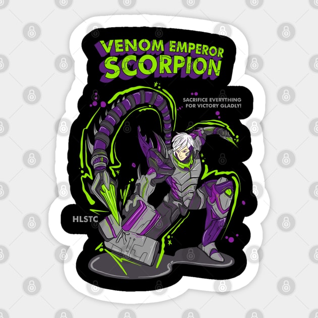 Mobile Legends Gusion Venom Emperor Scorpion Sticker by Holistic